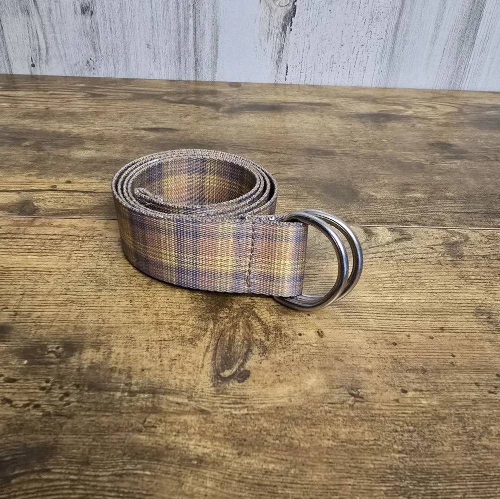 women's plaid multi colored fashion belt unbranded